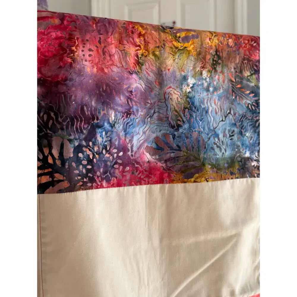Forai Patchwork Art Table Runner Multicolor Textile 66 x 13